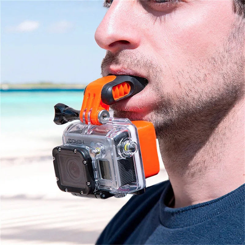 Acessórios para Action 5 Pro. Surfing Shoot Surf Dummy Mouth Teeth Braces Holder Mount Kit para GoPro 13 /Insta360 Ace Pro Camera