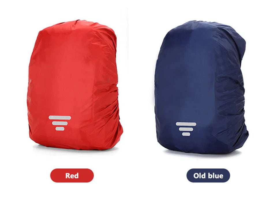 Capa refletiva para mochila  20L 35L 45L 60L à prova d'água, camuflada, tática para acampamento ao ar livre, caminhada, escalada, protege contra poeira.