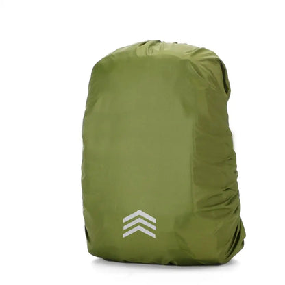 Capa refletiva para mochila  20L 35L 45L 60L à prova d'água, camuflada, tática para acampamento ao ar livre, caminhada, escalada, protege contra poeira.
