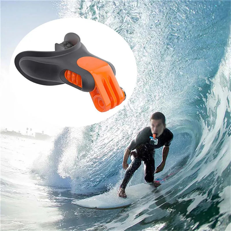 Acessórios para Action 5 Pro. Surfing Shoot Surf Dummy Mouth Teeth Braces Holder Mount Kit para GoPro 13 /Insta360 Ace Pro Camera