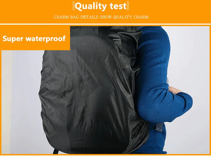 Capa refletiva para mochila  20L 35L 45L 60L à prova d'água, camuflada, tática para acampamento ao ar livre, caminhada, escalada, protege contra poeira.