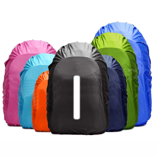 Capa refletiva para mochila  20L 35L 45L 60L à prova d'água, camuflada, tática para acampamento ao ar livre, caminhada, escalada, protege contra poeira.