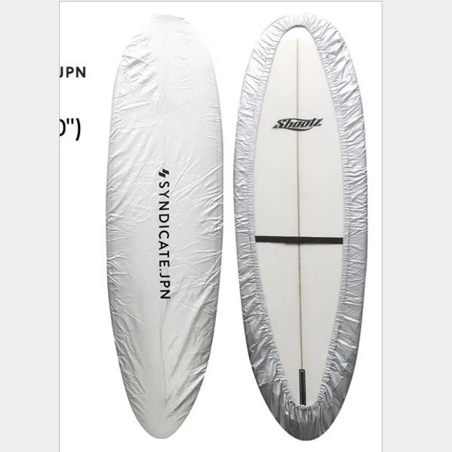 Capa protetora para prancha de surfe de 8 a 19 pés com revestimento prateado