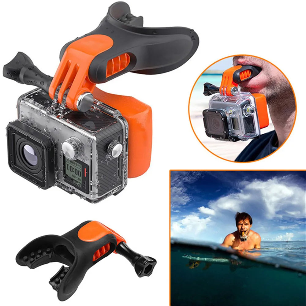 Acessórios para Action 5 Pro. Surfing Shoot Surf Dummy Mouth Teeth Braces Holder Mount Kit para GoPro 13 /Insta360 Ace Pro Camera