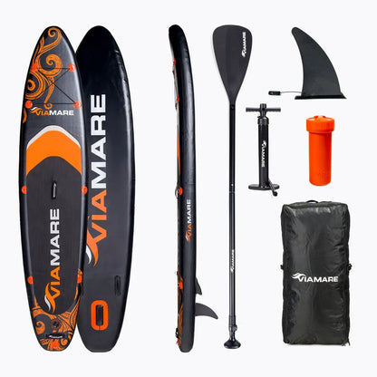 Prancha de SUP TOURUS de madeira azul de camada dupla YOGA prancha de stand up paddle inflável estável 11 pés 33 polegadas