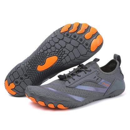 Sapatos aquáticos ultraleves de verão para homens, calçados aquáticos antiderrapantes para atividades ao ar livre, tênis descalços respiráveis para natação e caminhada contra a correnteza.