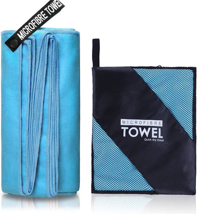 Toalha esportiva de secagem rápida 40x80/80x160 cm azul cinza verde laranja natação academia fitness acampamento corrida praia toalhas de rosto