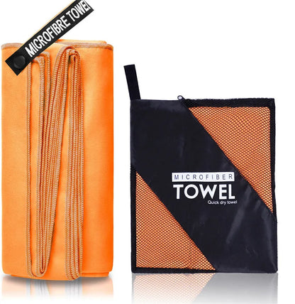 Toalha esportiva de secagem rápida 40x80/80x160 cm azul cinza verde laranja natação academia fitness acampamento corrida praia toalhas de rosto