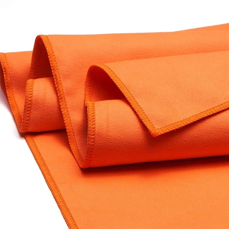 Toalha esportiva de secagem rápida 40x80/80x160 cm azul cinza verde laranja natação academia fitness acampamento corrida praia toalhas de rosto