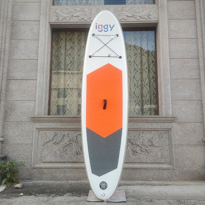 Prancha de SUP TOURUS de madeira azul de camada dupla YOGA prancha de stand up paddle inflável estável 11 pés 33 polegadas