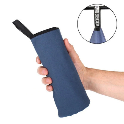 Toalha esportiva de secagem rápida 40x80/80x160 cm azul cinza verde laranja natação academia fitness acampamento corrida praia toalhas de rosto