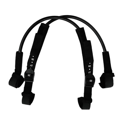 1 par de arnês de desempenho ajustável unissex TPU para windsurf, linha para windsurf, vela, esportes aquáticos, 28-34 polegadas / 22-28 polegadas