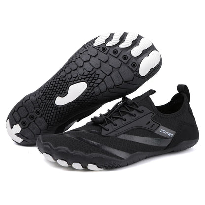 Sapatos aquáticos ultraleves de verão para homens, calçados aquáticos antiderrapantes para atividades ao ar livre, tênis descalços respiráveis para natação e caminhada contra a correnteza.