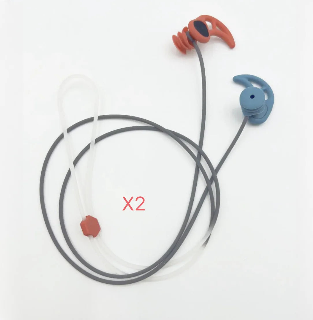 Protetores auriculares de silicone macio para natação, à prova d'água, para mergulho, surfe, natação, à prova d'água, conjunto de mergulho para snorkel