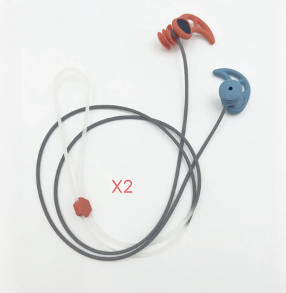 Protetores auriculares de silicone macio para natação, à prova d'água, para mergulho, surfe, natação, à prova d'água, conjunto de mergulho para snorkel