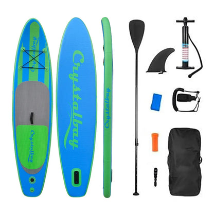 Prancha de SUP TOURUS de madeira azul de camada dupla YOGA prancha de stand up paddle inflável estável 11 pés 33 polegadas