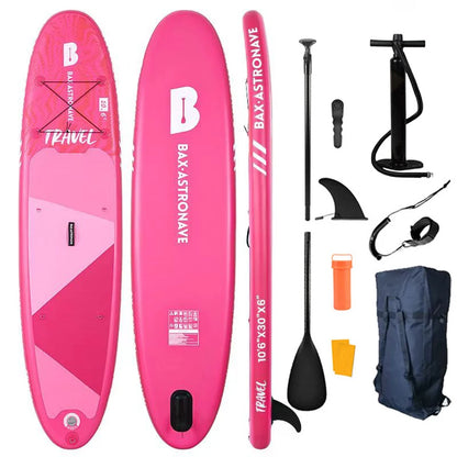 Prancha de SUP TOURUS de madeira azul de camada dupla YOGA prancha de stand up paddle inflável estável 11 pés 33 polegadas