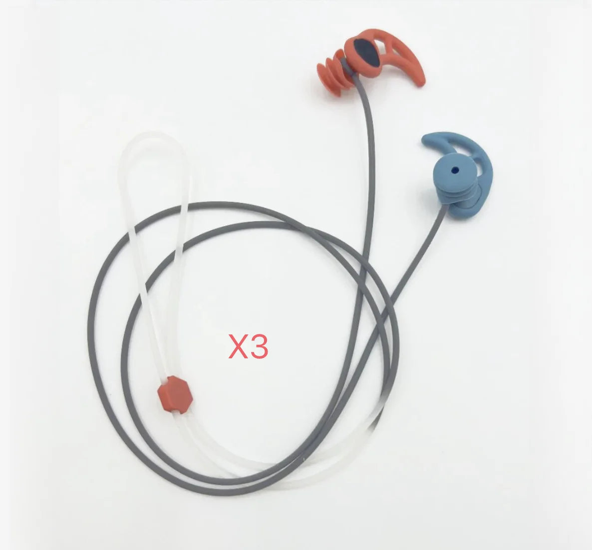 Protetores auriculares de silicone macio para natação, à prova d'água, para mergulho, surfe, natação, à prova d'água, conjunto de mergulho para snorkel